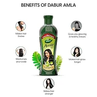 Dabur Amla Hair Oil - 450 ml | For Strong, Long and Thick hair | Nourishes Scalp | Controls Hair Fall, Strengthens Hair  Promotes Hair Growth-thumb2