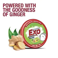 Exo Round Dishwash Bar 500G With Exo Super Scrubber Free Complete Dishwashing Solution With Anti-Bacterial Efficacy  Goodness Of Ginger Remove Tough Grime Stains With Ease.-thumb1