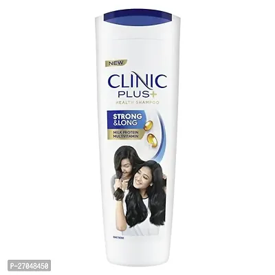 Clinic Plus Strong  Long Shampoo 355Ml, With Milk Proteins  Multivitamins For Healthy And Long Hair - Strengthening Shampoo For Hair Growth-thumb0
