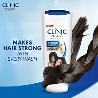 Clinic Plus Strong  Long Shampoo 355Ml, With Milk Proteins  Multivitamins For Healthy And Long Hair - Strengthening Shampoo For Hair Growth-thumb3