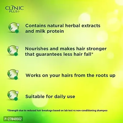 Clinic Plus + Naturally Strong Health Shampoo with Herbal Extracts, 355ml-thumb4