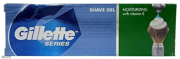 Gillette Shave Gel - Moisturizing With Vitamin E, 60g Carton