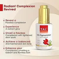 TAC - The Ayurveda Co. Anti-Pigmentation Face Serum with Gotu Kola  Rosehip - Ayurvedic, Natural, and Organic Face Serum for Pigmentation Issue, 30ml-thumb1