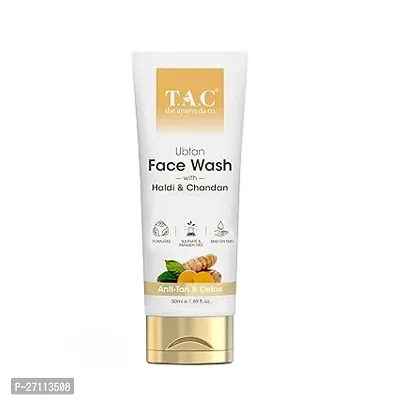 TAC - The Ayurveda Co. Ubtan Face Wash with Haldi  Chandan for Anti-Tan  Detoxicated Skin - 50ml