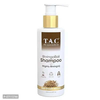 TAC - The Ayurveda Co. Bhringabali Hair Shampoo with Bhringraj, Sulphate  Paraben Free Hair Cleanser for Hair Fall  Dandruff Control, For Women  Men - 250Ml
