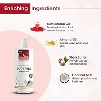 TAC - The Ayurveda Co. Nourishing Glow Body Milk with Kumkumadi Oil for Women  Men (250ML)-thumb1