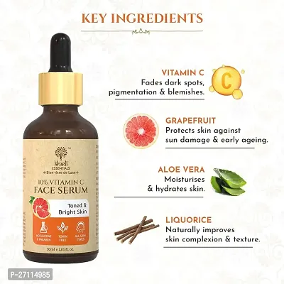 Khadi 10% Vitamin C Face Serum With Grapefruit , 30ml-thumb3