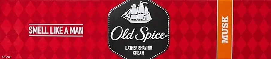 Old Spice Lather Shaving Cream - Musk (Pack of 4) 70 g