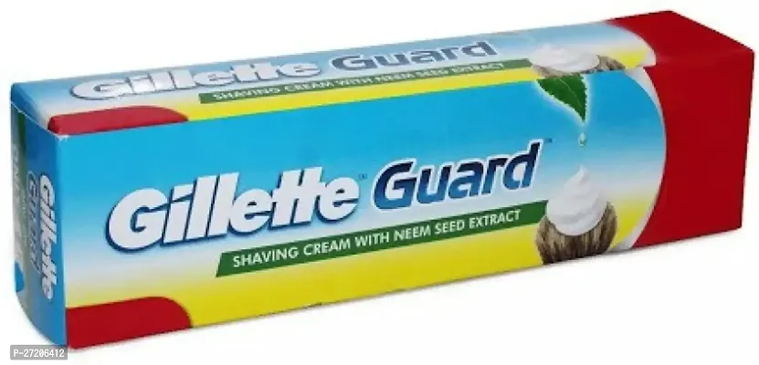 Gillette Guard shaving cream with neem seed extract  (125 g) (Pack of 3)