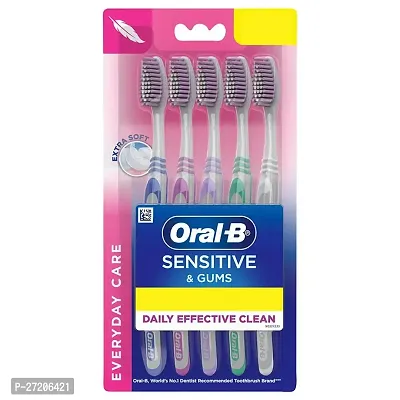 Oral-B Sensitive Care (Extra Soft) Bristles Toothbrush 5 pcs