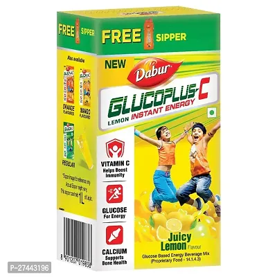 Dabur Glucoplus-C Juicy Lemon Flavour Energy Beverage Mix 500GM-thumb0