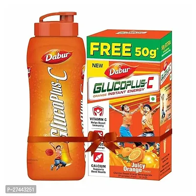 Instant Energy Glucose Orange Flavour (500g)  with Sipper Free-thumb0