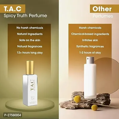 T.A.C - The Ayurveda Co. Spicy Truth Perfume, Eau De Parfum For Citrusy with Fruity Hints, Long Lasting Fragrance - 20ml-thumb4