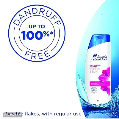 Head and Shoulders , Anti Dandruff Shampoo, Smooth  Silky, 180 ML, White-thumb3