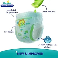 Pampers All Round Protection Pants, New Born/Extra Small (NB/XS) Size, 54 Count, Pant Style Baby Diapers, Anti Rash Blanket, Lotion with Aloe Vera, Up to 5kg Diapers-thumb1