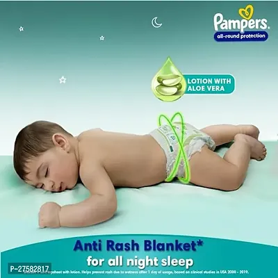 Pampers All Round Protection Pants, New Born/Extra Small (NB/XS) Size, 54 Count, Pant Style Baby Diapers, Anti Rash Blanket, Lotion with Aloe Vera, Up to 5kg Diapers-thumb3