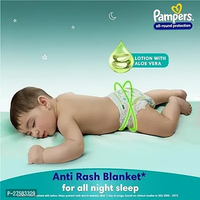 Pampers All round Protection Pants Style Baby Diapers, X- Large (XL) Size, 32 Count, Anti Rash Blanket, Lotion with Aloe Vera, 12-17kg Diapers-thumb4