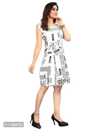 Newsprint Dress