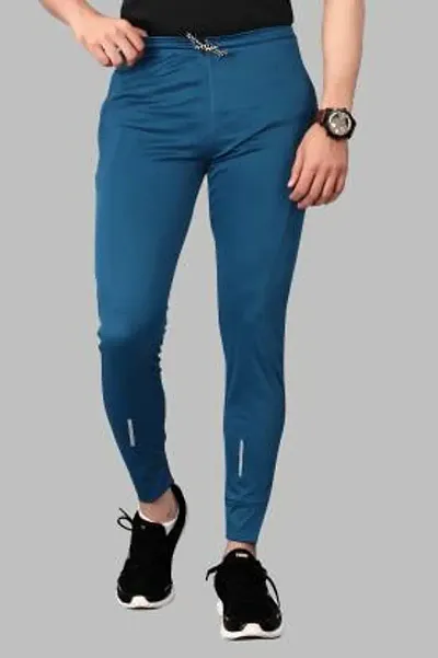 Buy Cukoo Black & Green Active Wear Track Pants with Zipped Pocket online