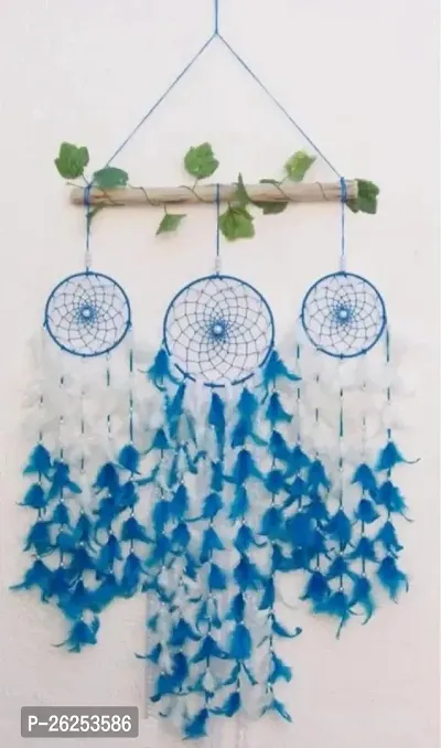 Stylish Fabric Multicoloured Dream Catchers For Home Decoration-thumb0