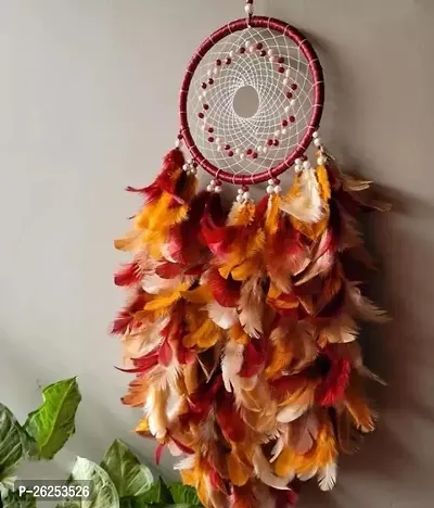 Stylish Fabric Multicoloured Dream Catchers For Home Decoration-thumb0