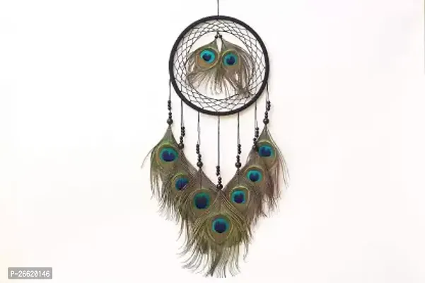 UVID ART AND CRAFT SUPPLIES Feather Dream Catcher  (14 inch, Multicolor)-thumb0