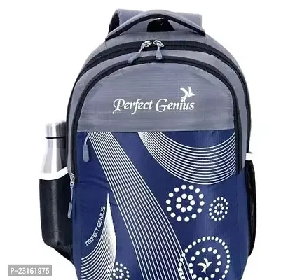 Multicolor Polyester Waterproof School Bag