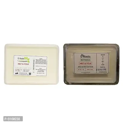 D Roots Goat Milk Soap Base + Shea Butter Soap Base