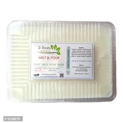 D Roots Botanica Goat Milk Melt and Pour Soap Base - 900 Gram - Pack of 1