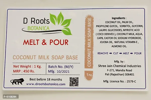 D Roots Botanica Soap Base, 1 kilograms, Pack of 1-thumb3