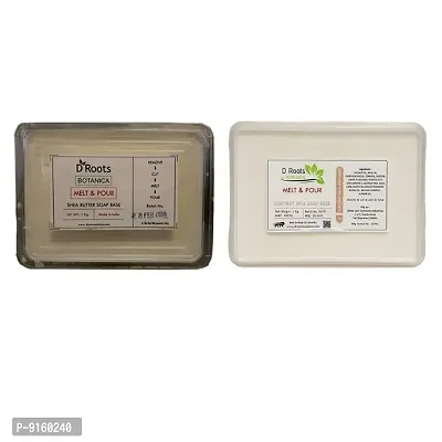 D Roots Shea Butter Soap Base + Coconut Milk Soap Base