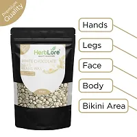 HerbLore Hair Body Hard Wax Beans - Best for Painless Hair Removal, Waxing for Face, Eyebrow, Back, Chest, Bikini Areas, Legs Easily At Home - 100 Grams (Strawberry)-thumb1