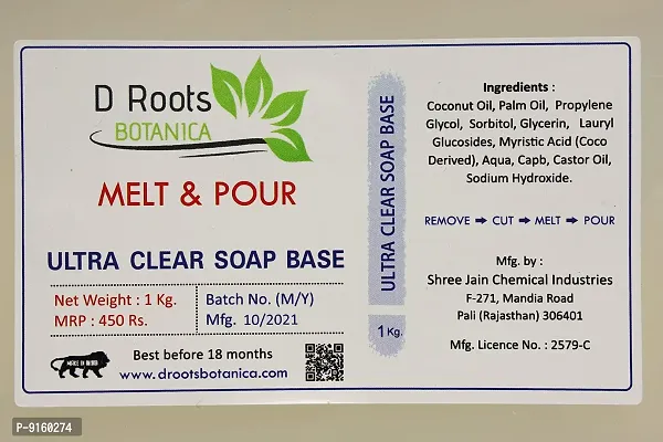 Roots Botanica Ultra Clear Melt and Pour Soap Base