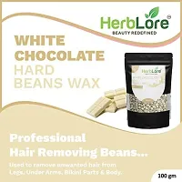 HerbLore Hard Hair Body Wax Beans - Chocolate + Aloe Vera Wax Beans (Combo Pack )-thumb4