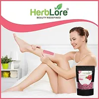 HerbLore Hard Hair Body Wax Beans - Strawberry + White Chocolate Wax Beans (Combo Pack )-thumb3