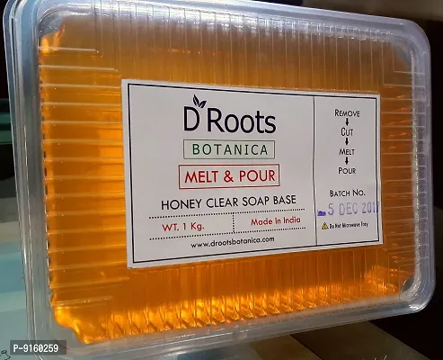 Roots D Roots Botanica Honey Clear Soap Base - 1 KG-thumb3