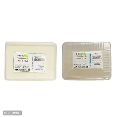 D Roots Goat Milk Soap Base + Aloe Vera Clear Melt And Pour Soap Base