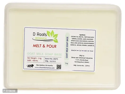 Roots D Botanica Goat Milk Soap Base-thumb0