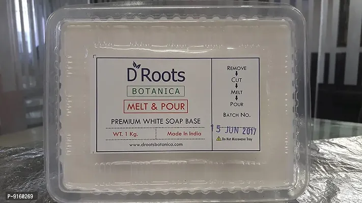 D Roots Botanica Premium White Melt and Pour Soap Base - Pack of 2