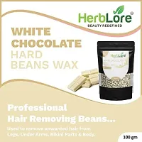 HerbLore Hair Body Hard Wax Beans - Best for Painless Hair Removal, Waxing for Face, Eyebrow, Back, Chest, Bikini Areas, Legs Easily At Home - 100 Grams (Strawberry)-thumb4