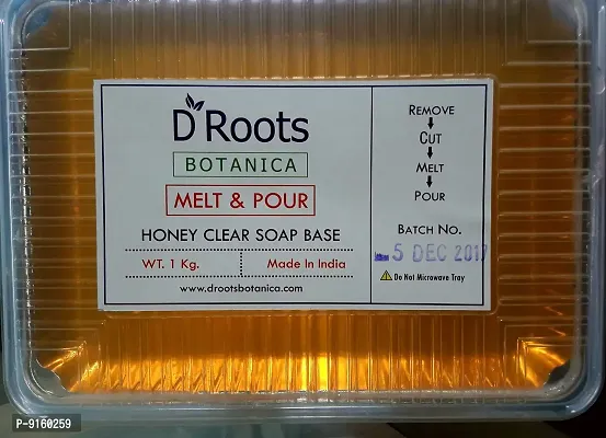 Roots D Roots Botanica Honey Clear Soap Base - 1 KG-thumb0