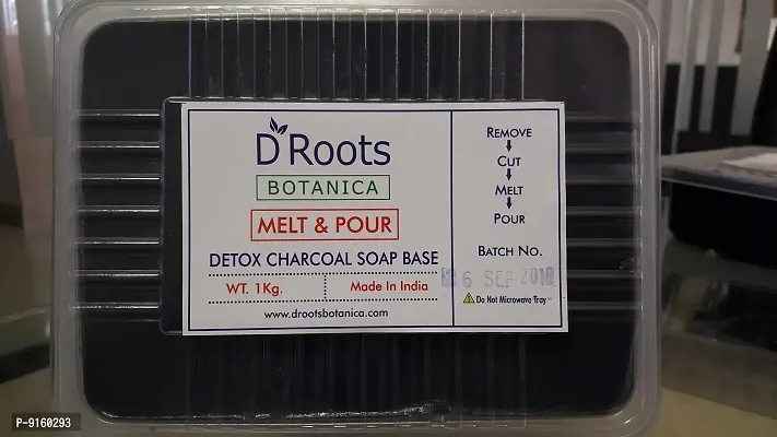 Roots D Botanica Detox Charcoal Melt And Pour Soap Base-thumb2