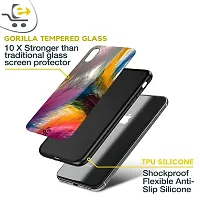 ECFAK Always Printed Glass Back Cover Compatible for OnePlus 9 |TPU Shock-Resistant Soft Edge | 360? Protection-thumb2