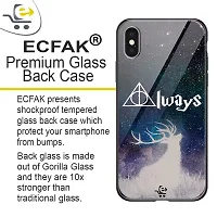 ECFAK Colorfull Feathers Printed Glass Back Cover Compatible for iPhone 12 Pro Max |TPU Shock-Resistant Soft Edge | 360? Protection-thumb1