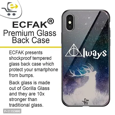 ECFAK Colorfull Feathers Printed Glass Back Cover Compatible for iPhone 12 Pro Max |TPU Shock-Resistant Soft Edge | 360? Protection-thumb2