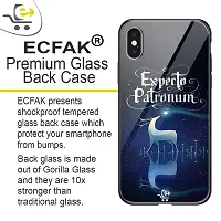 ECFAK Expecto Always Printed Glass Back Cover Compatible for iPhone 11 |TPU Shock-Resistant Soft Edge | 360? Protection-thumb1