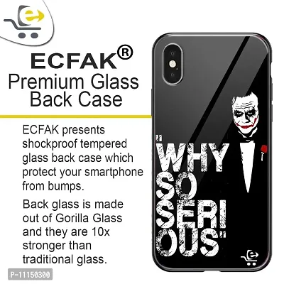 ECFAK Batman Doodle Printed Glass Back Cover Compatible for iPhone 11 Pro Max |TPU Shock-Resistant Soft Edge | 360? Protection-thumb2