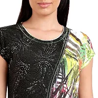 Elegant Cotton Printed Top And Capri Set For Women-thumb4