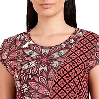 Elegant Cotton Printed Top And Capri Set For Women-thumb4