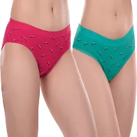 Classic Cotton Printed Briefs for Women Pack Of 2-thumb3